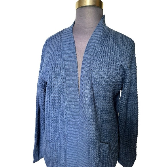 Zeagoo‎ navy blue Cardigan sweater long Size XXL NWT Pockets Knit Women's - Picture 2 of 9